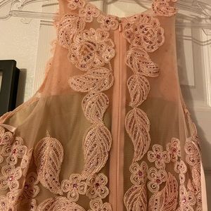 Blush prom dress
